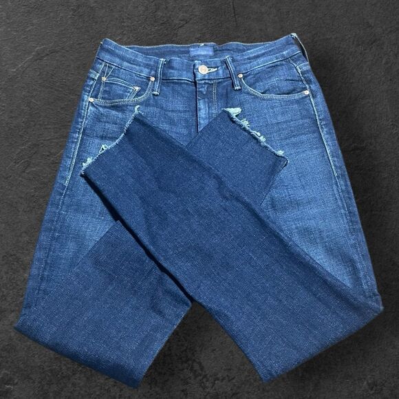 MOTHER The Looker Ankle Step Fray Bombay Lost And Found Sz 25” - Picture 8 of 8